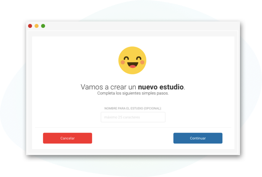 EmotioCX - Tipos de estudios